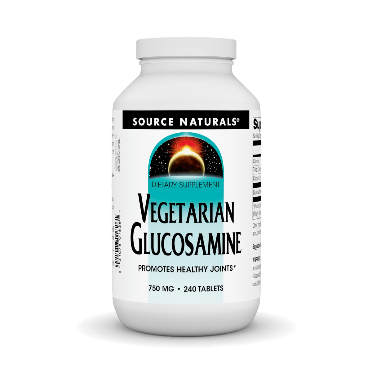 Source Naturals glucosamina vegetariana tableta en bote para articulaciones sanas