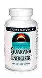 Botella frontal de Source Naturals Guarana Energizer para energía natural