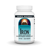 Source Naturals Hierro 25 mg en tabletas para energía diaria.