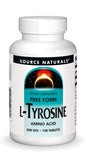 Source Naturals L-Tirosina envase de 100 tabletas, ideal para uso diario.