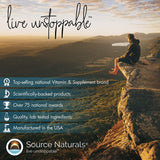 Source Naturals Life Force Multiple, rutina de salud diaria, beneficios posibles para energía y bienestar.