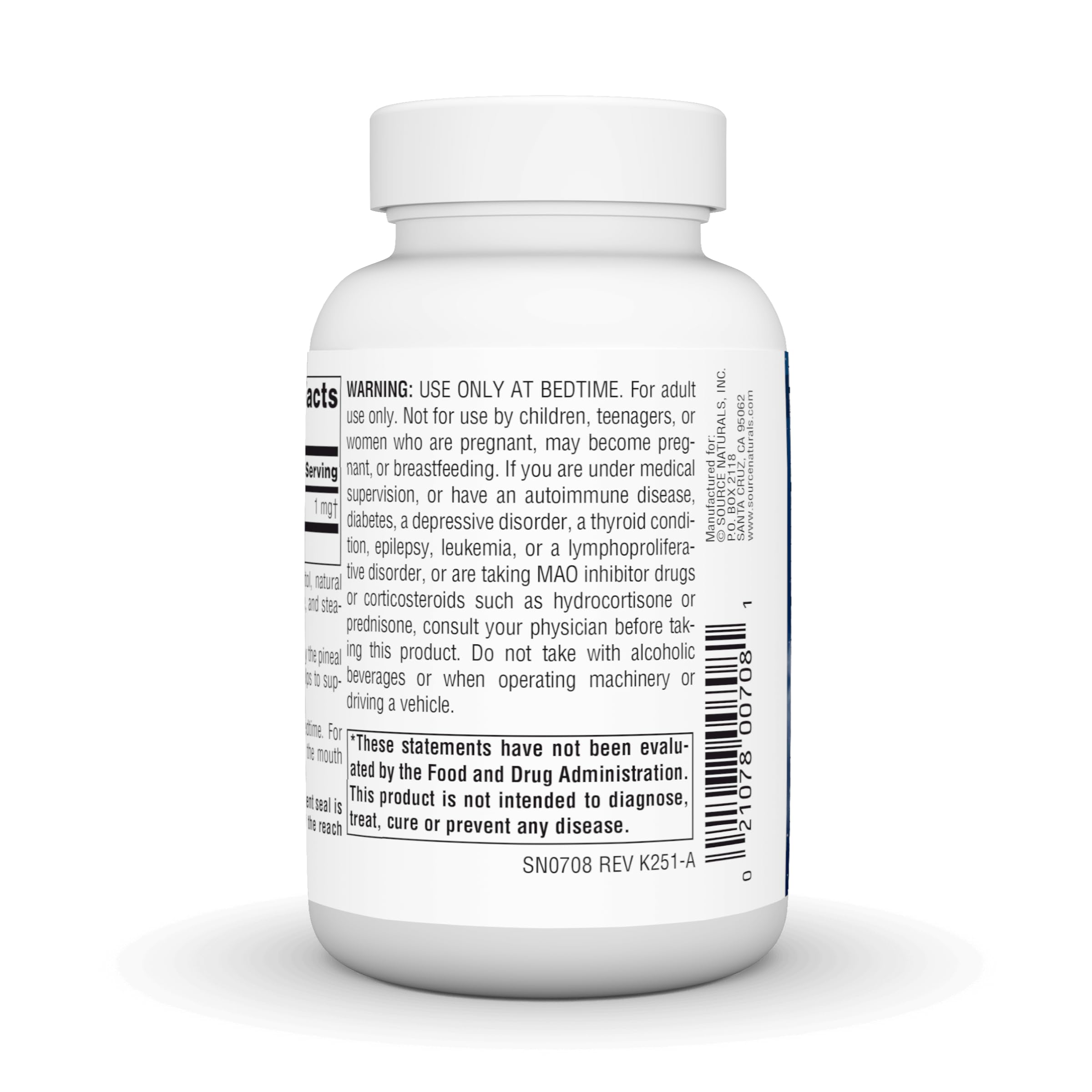 Lingotes naranja melatonina 1 mg, sabor agradable para dormir.