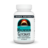 Source Naturals magnesio glicinato: bote con tabletas para uso diario