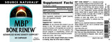 Source Naturals MBP envase fabricado en EE. UU. en estante.
