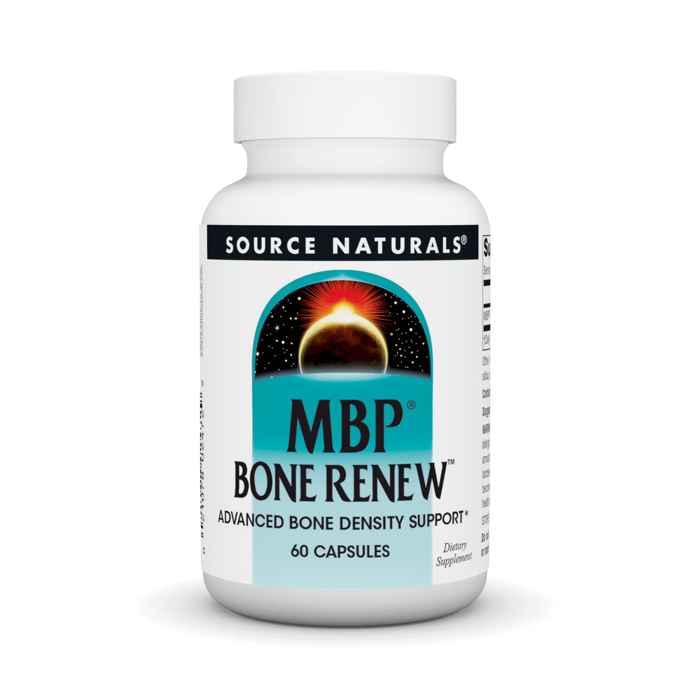 Source Naturals MBP Bone Renew cápsulas para apoyo potencial de densidad ósea.