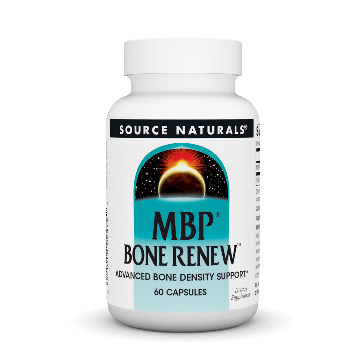 Source Naturals MBP Bone Renew cápsulas para apoyo potencial de densidad ósea.