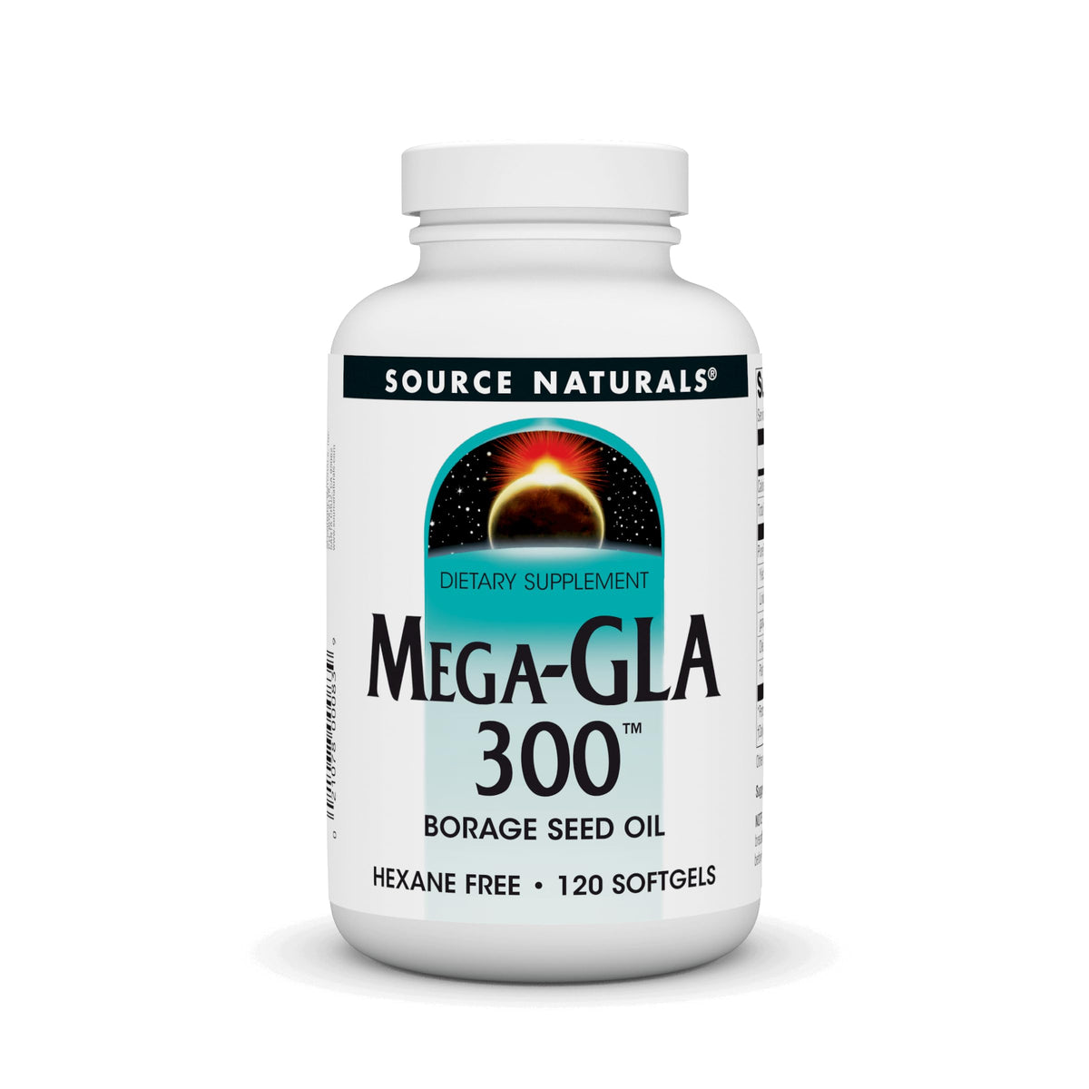 Source Naturals Mega-GLA aceite de borraja en frasco para uso diario