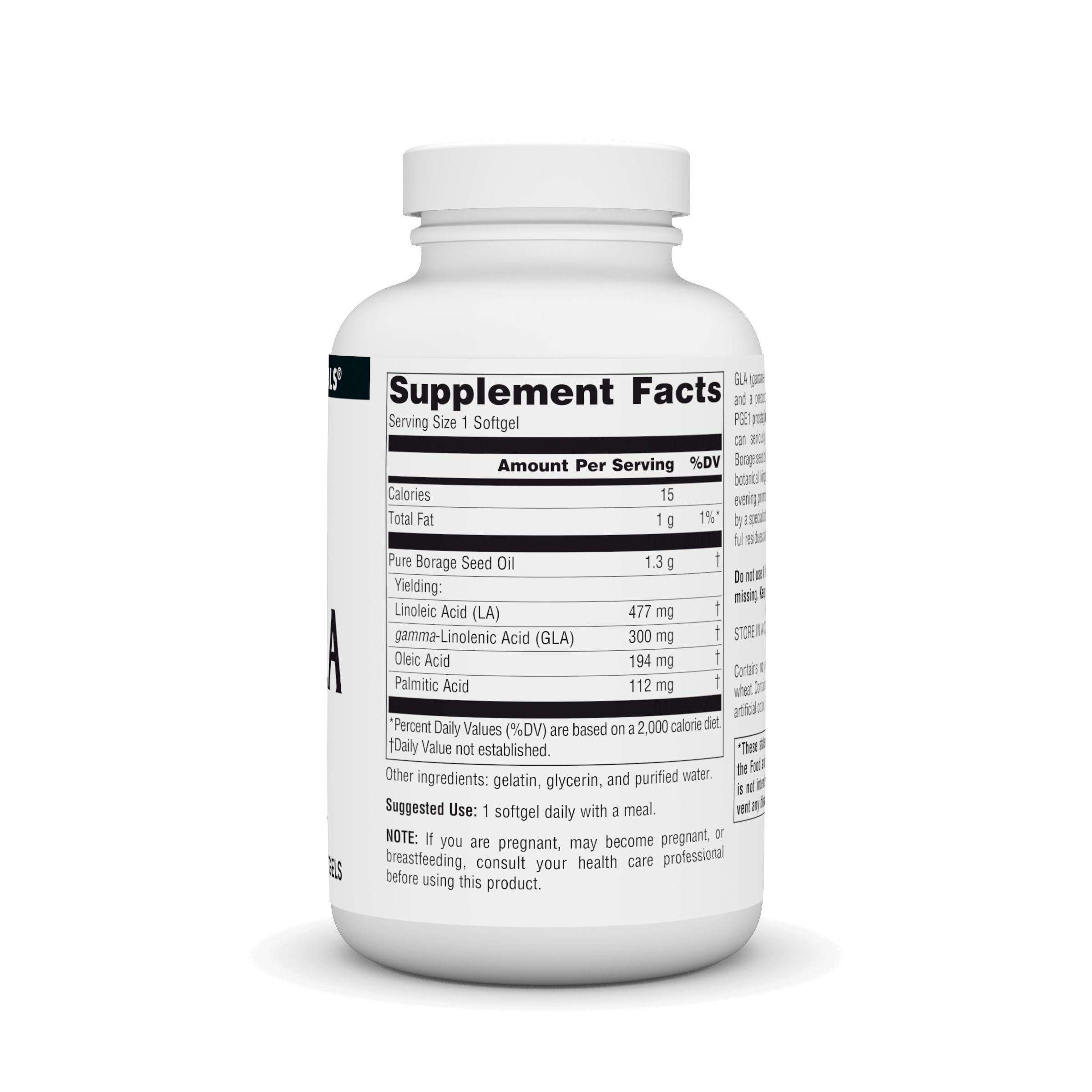 Source Naturals Mega-GLA cápsulas suaves listas para tomar con comida