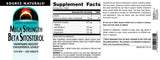 Frasco de Source Naturals Mega Strength Beta Sitosterol en primer plano, presentación estable.