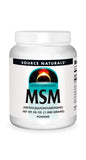 Source Naturals MSM polvo en frasco, posible apoyo a tejidos y proteínas.