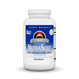 Source Naturals NutraSleep frasco-tabletas: apoyo a la relajación suave antes de dormir.