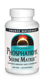 Source Naturals Phosphatidyl Serine Matrix botella de softgels para uso diario
