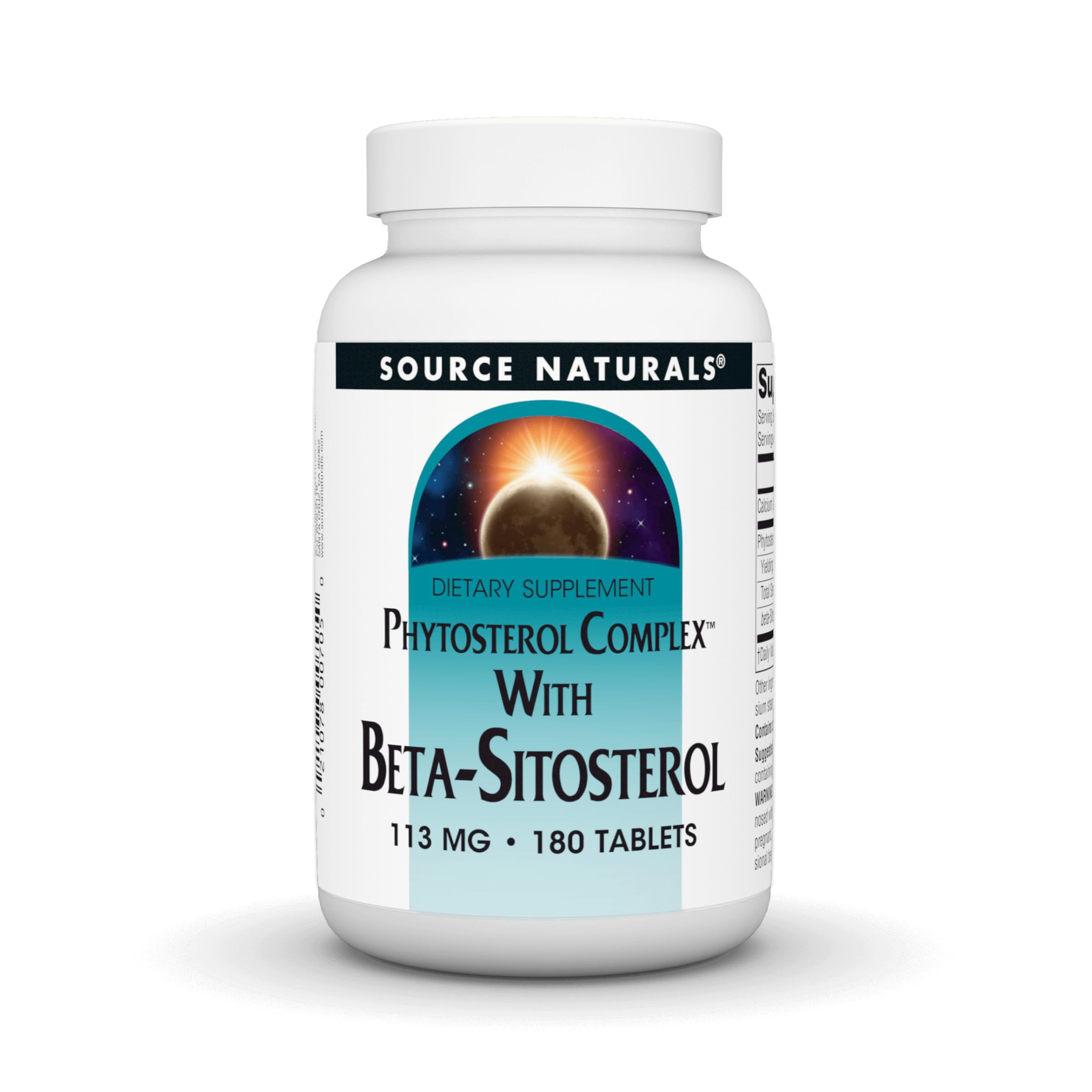 Source Naturals Phytosterol Complex en botella, 113 mg por tableta para uso diario.