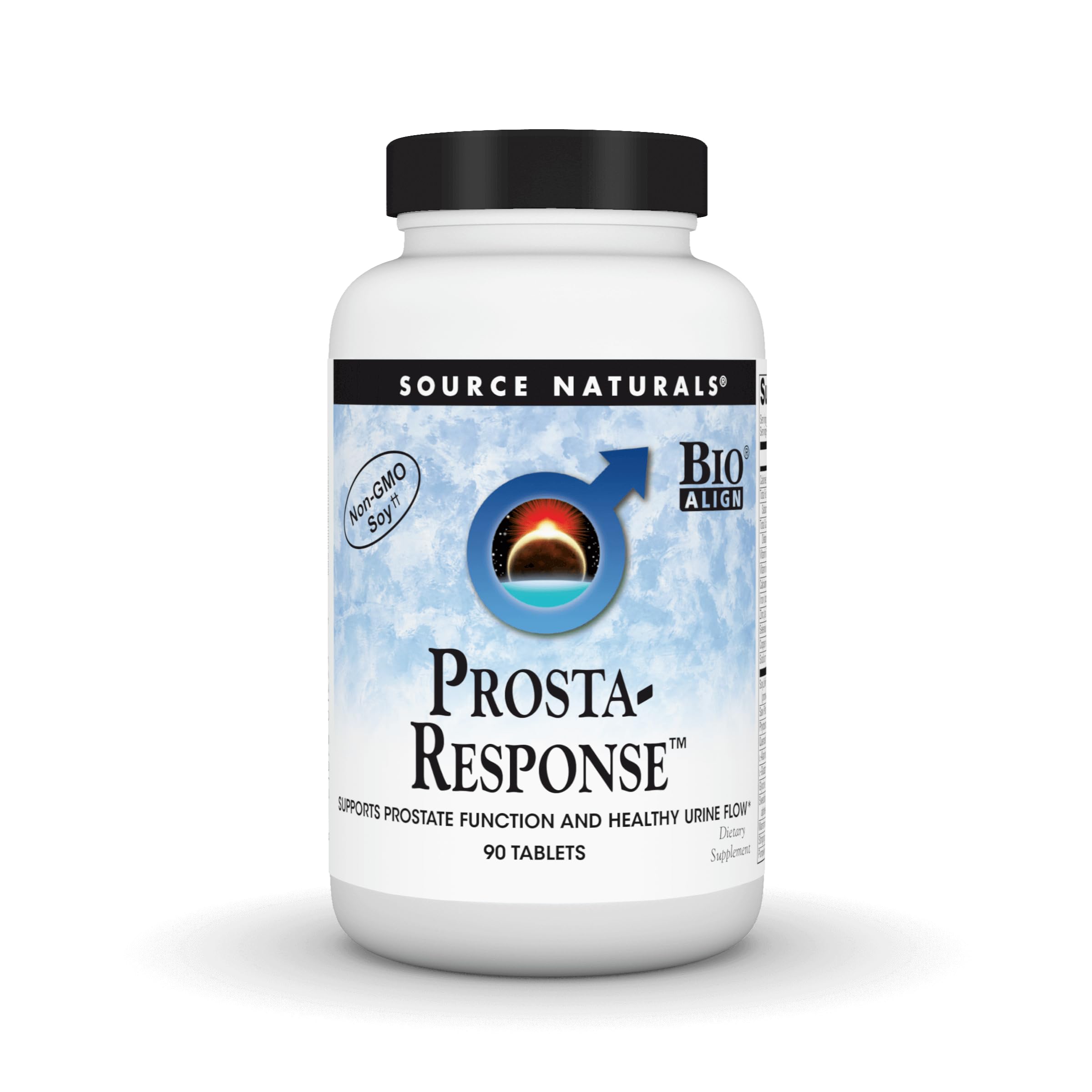 Source Naturals Prosta-Response, botella con tabletas para apoyar la función prostática.