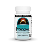 Source Naturals Pycnogenol 50 mg frasco con cápsulas, apoyo antioxidante potencial.