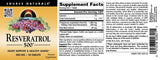 Source Naturals Resveratrol 550, frasco para consumo diario.