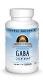 Source Naturals Serene Science GABA en botella, apoyo a la relajación diaria.