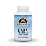 Source Naturals Serene Science GABA: botella de cápsulas para calma diaria.