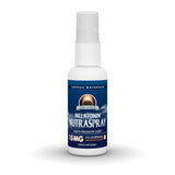 Source Naturals Sleep Science Melatonina NutraSpray, botella naranja, ideal para apoyar el descanso nocturno.