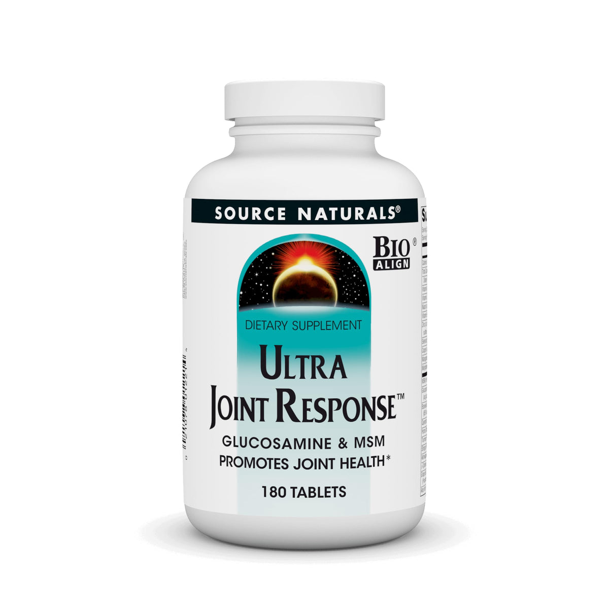 Source Naturals Ultra Joint Response: botella vista, posible apoyo a la movilidad articular.