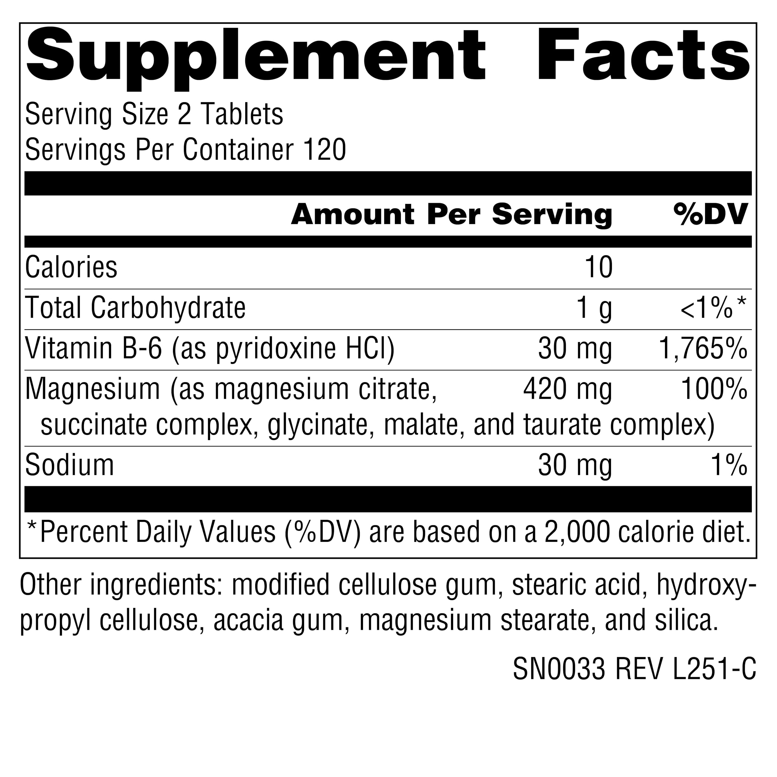 Source Naturals Ultra-Mag, etiqueta informativa, cinco fuentes de magnesio para uso general.