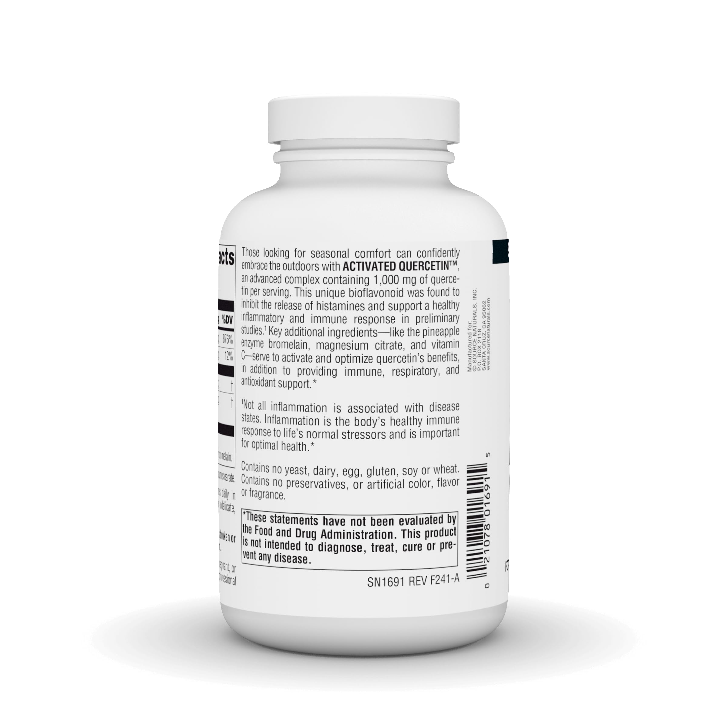 Source Naturals Vitamina C capsulas: antioxidante diario y refuerzo inmunitario suave.