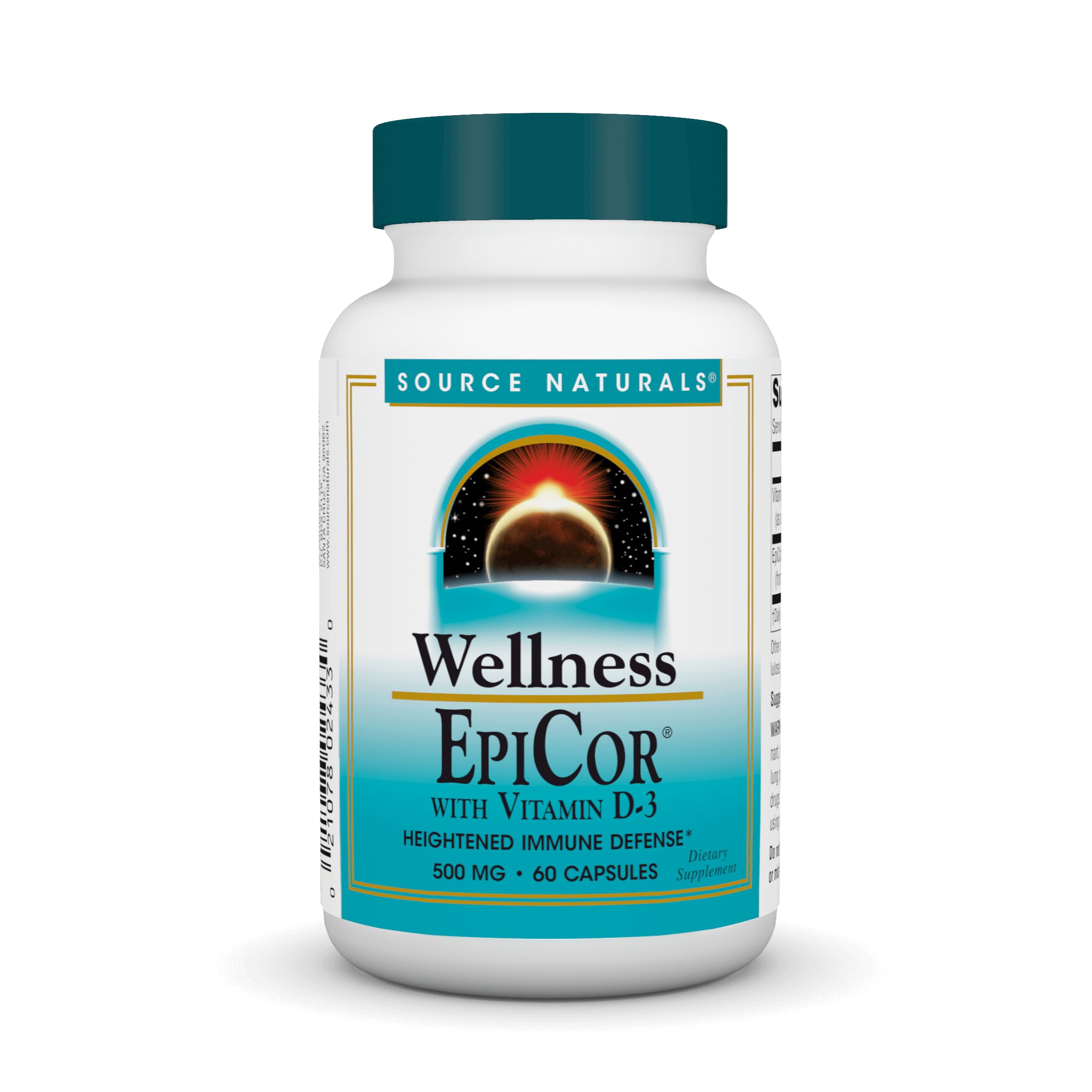 Source Naturals Wellness EpiCor con Vitamina D-3: botella lista para apoyo inmunitario potencial
