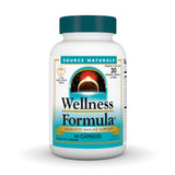 Source Naturals Wellness Formula: botella frontal para apoyo inmunitario diario.