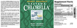 Textura verde de clorella lista para batidos y mezclas.