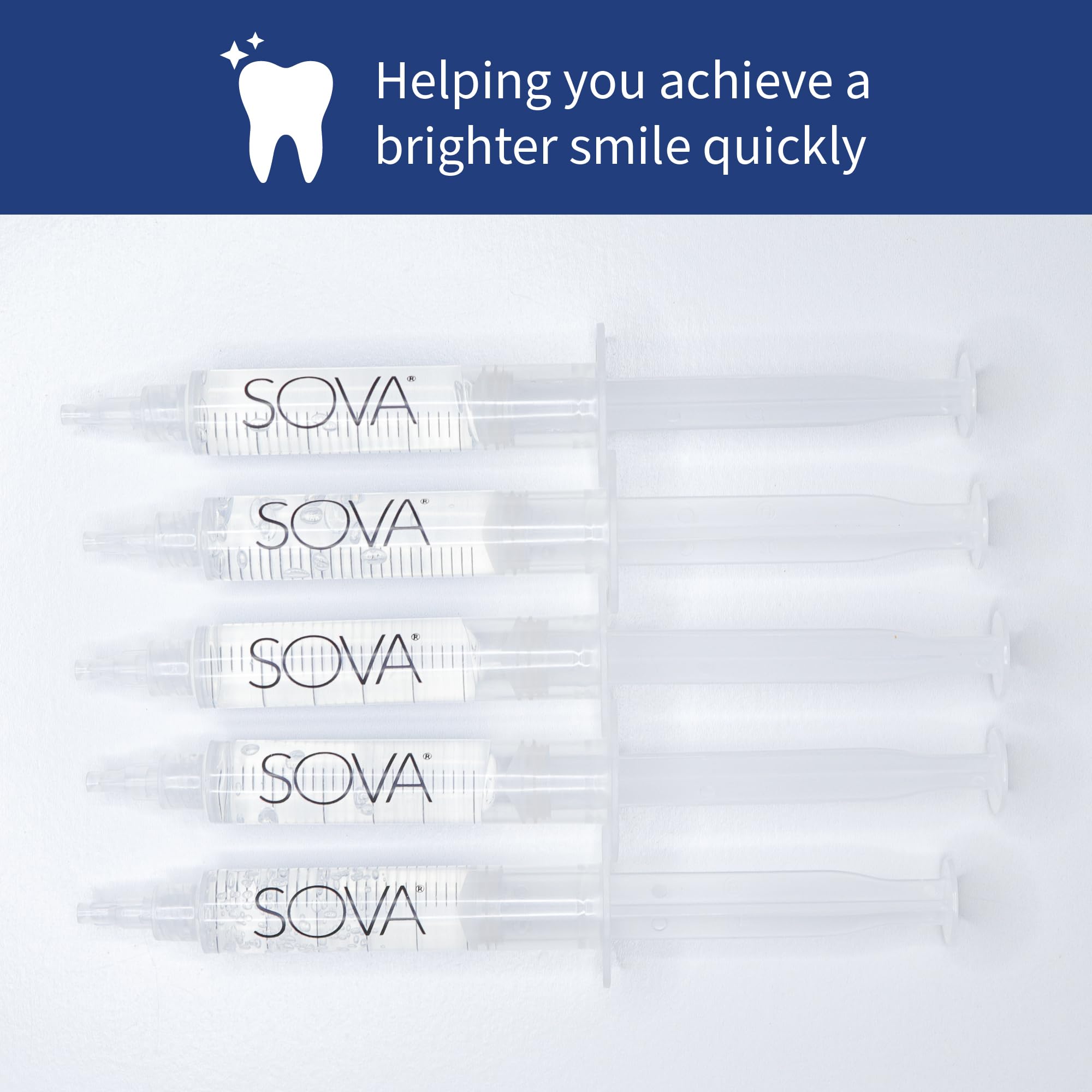 SOVA gel sin peróxido: ideal para dientes sensibles