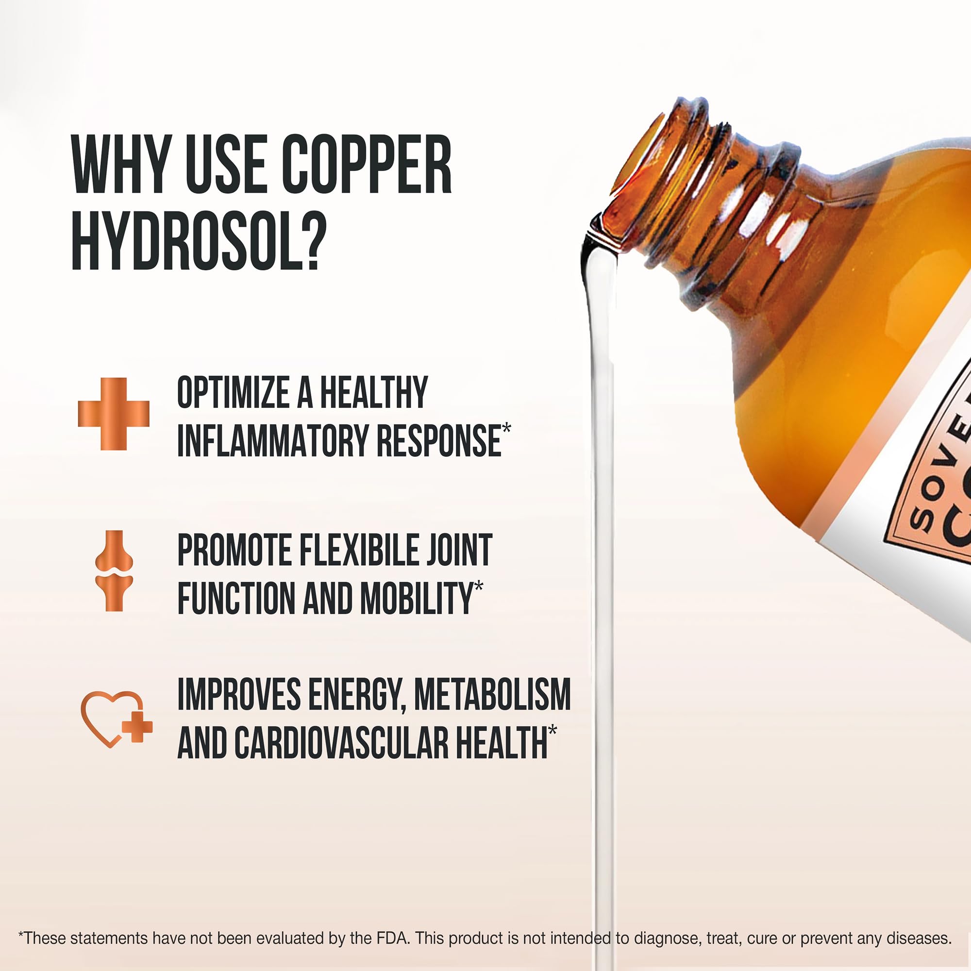 Sovereign Copper Pro-Strength presentación para circulación y salud celular