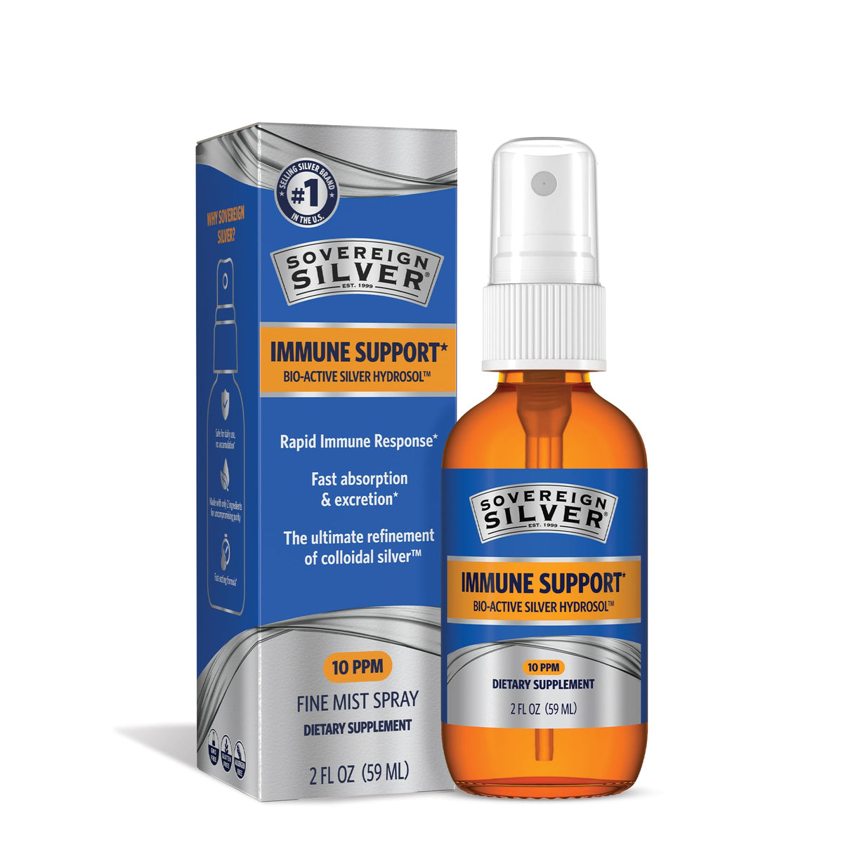 Sovereign Silver niebla fina lista para uso diario