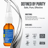 Sovereign Silver Spray Nasal: detalle del envase y dosificador
