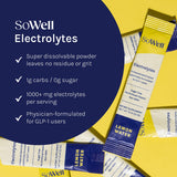 SoWell agua de coco con electrolitos para hidratación diaria