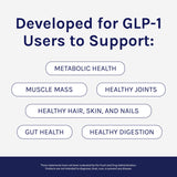 SoWell GLP-1 Protein Vanilla, etiqueta sin azucar, ideal para keto.