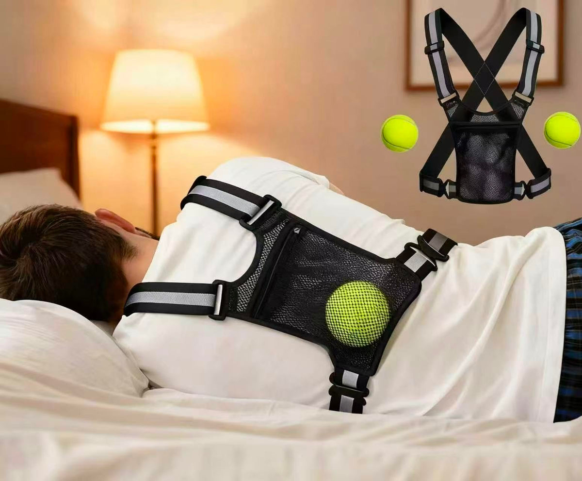soxtianrui prevencion dormir espalda con bolas favorece una postura estable durante la noche.