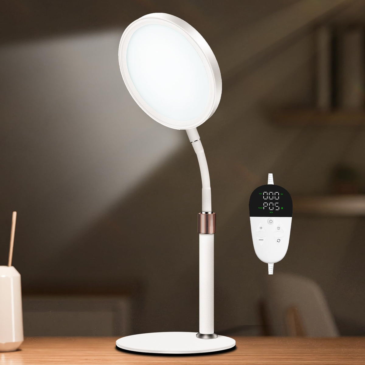 Sozapooty lampara-terapia 10000 lux, iluminación suave para días nublados.