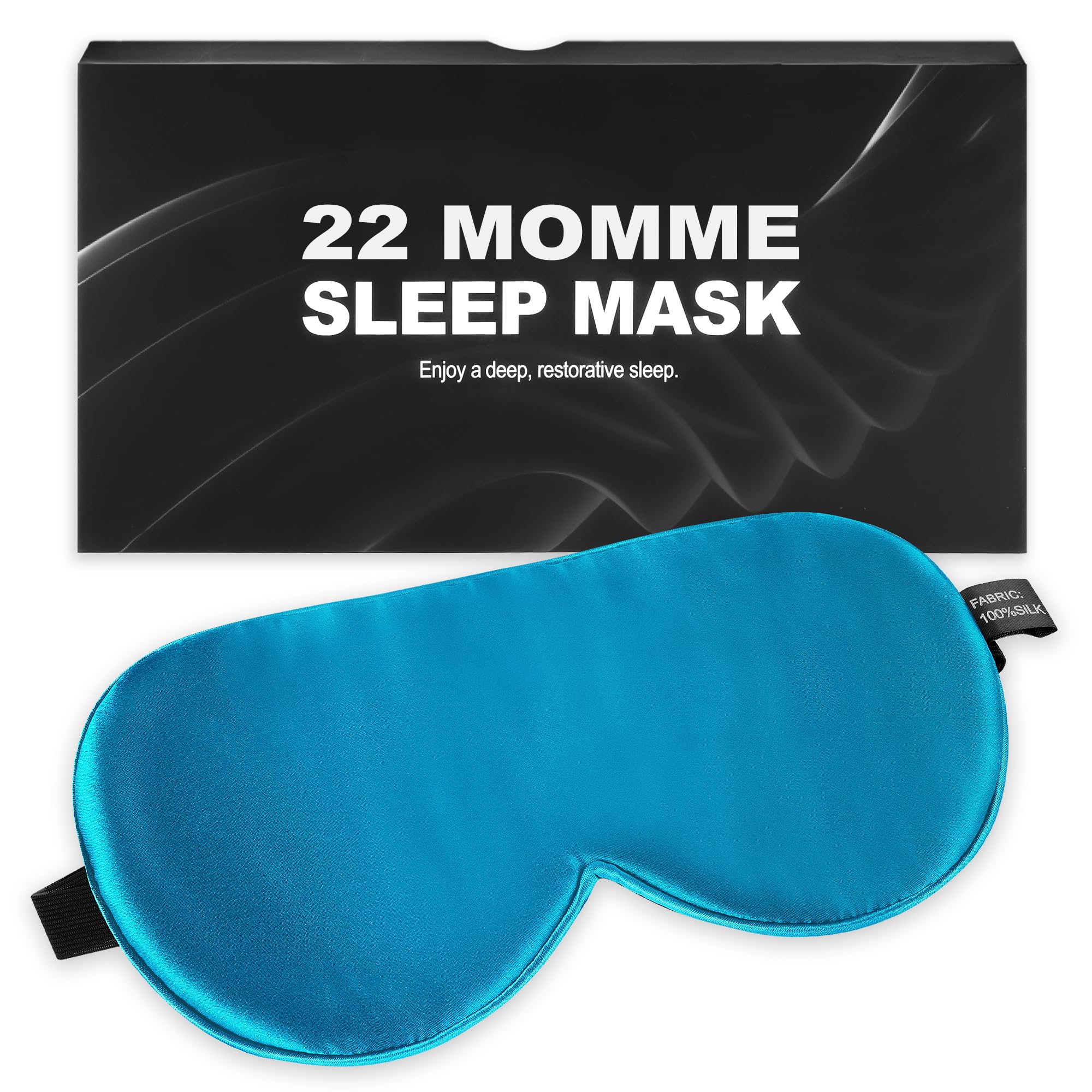 Spacepower antifaz de seda morera 22 momme bloquea la luz para dormir mejor