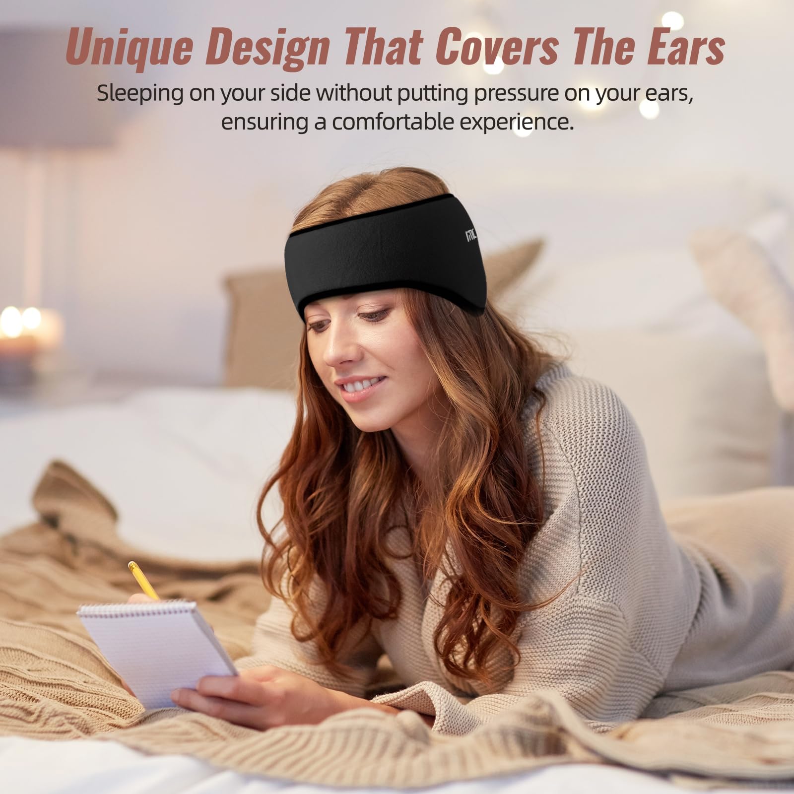 SpacePower diseño ergonómico que cubre ojos y orejas.