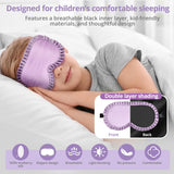spacepower máscara-seda-infantil-bloqueo-luz ideal para dormir en casa o al viajar.