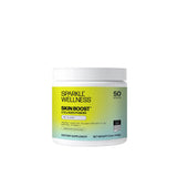 Sparkle Wellness VERISOL colágeno bioactivo en polvo dentro de un vaso