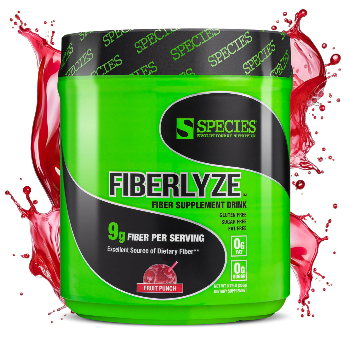 Fiberlyze de Species Nutrition, polvo de psyllium para fibra diaria que apoya la digestión