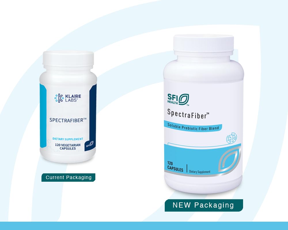 SpectraFiber en frasco práctico para el consumo diario.