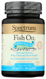 Spectrum Essentials Aceite de Pescado frente a la botella, apoyo a la salud cardíaca.
