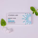 Speed Labs Goma energizante, aroma a menta para despertar.