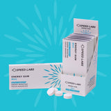 Speed Labs Goma energizante, lata visible para energía rápida y concentración.