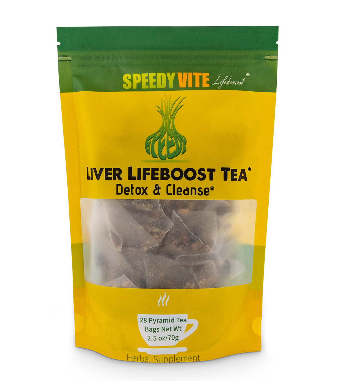 SpeedyVite desintoxicación de hígado con bolsitas de té para uso diario y bienestar.