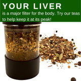 SpeedyVite mezcla herbal para apoyar hígado y vesícula biliar durante la digestión.