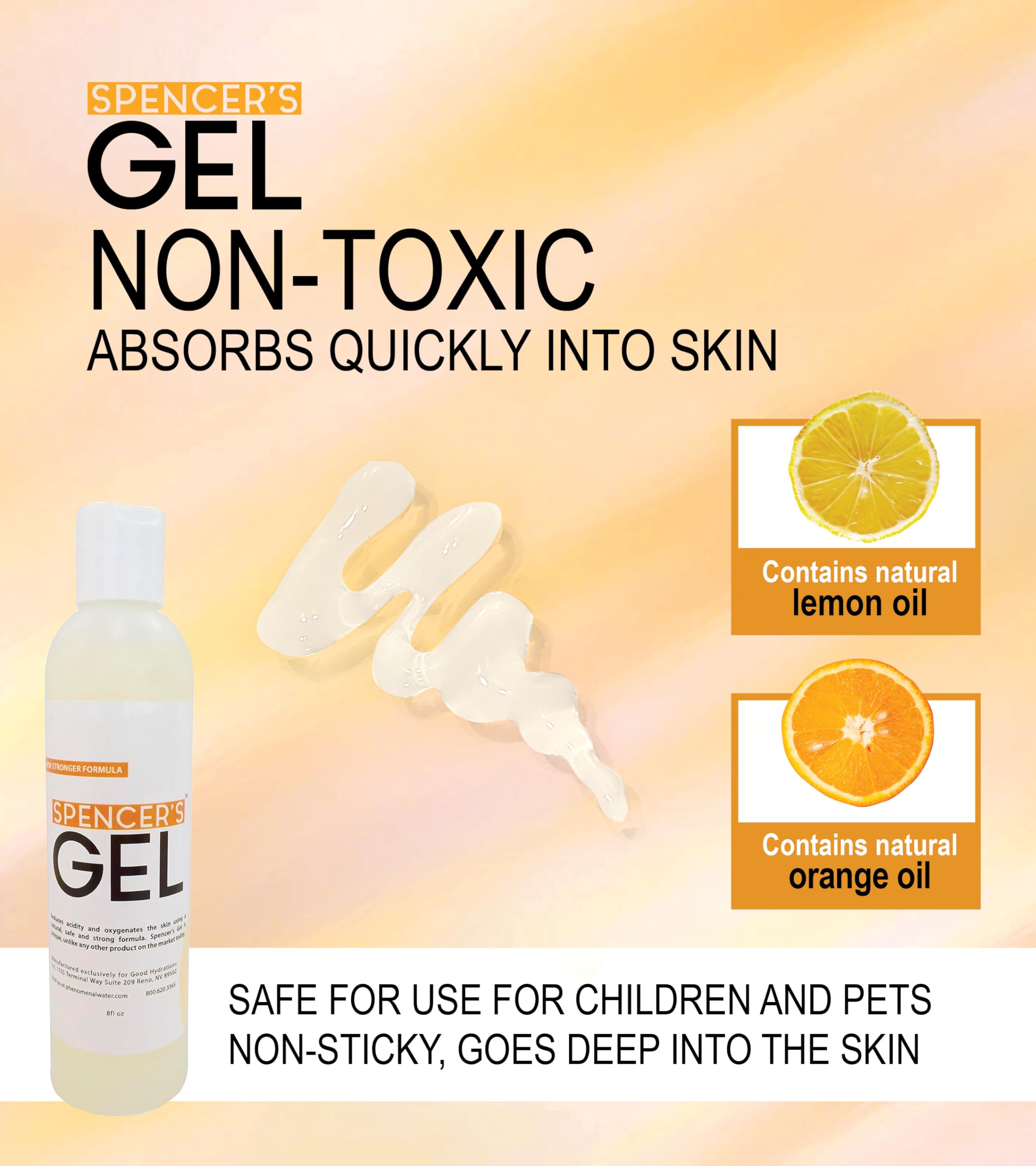 Uso suave de Spencer's Gel en piel sensible para casos comunes