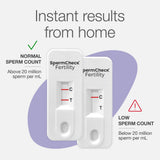 SpermCheck: instrucciones ilustradas que guían el proceso sencillo.